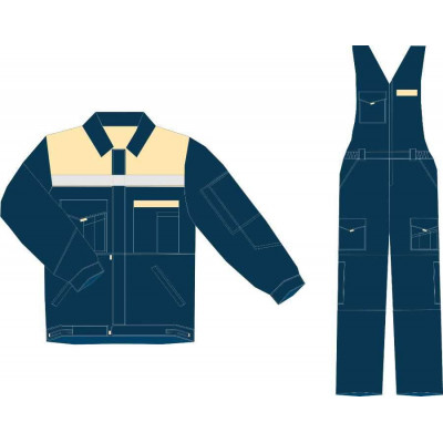 Костюм «Докер» с п/к мужской темно-синий Костюм «Докер» с п/к мужской темно-синий