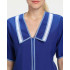 Халат «Сакура габардин.» женский васильковый Халат «Сакура габардин.» женский васильковый