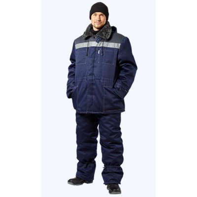 Костюм «Легион» мужской утепленный синий с брюками Костюм «Легион» мужской утепленный синий с брюками