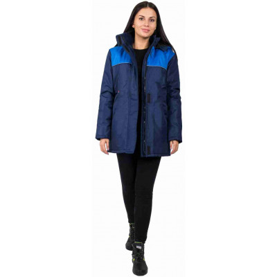 Куртка «Снежана» женская утепленная темно-синяя Куртка «Снежана» женская утепленная темно-синяя