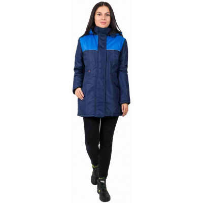 Куртка «Снежана» женская утепленная темно-синяя Куртка «Снежана» женская утепленная темно-синяя