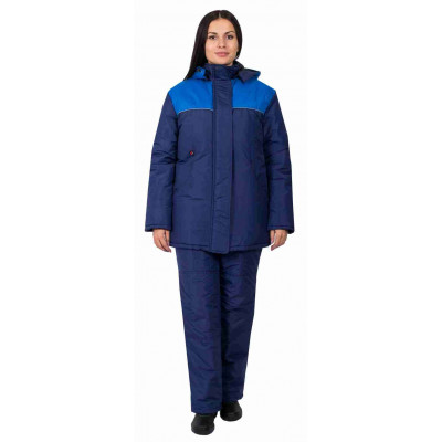 Куртка «Снежана» женская утепленная темно-синяя Куртка «Снежана» женская утепленная темно-синяя