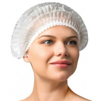 Шапочка одноразовая белая