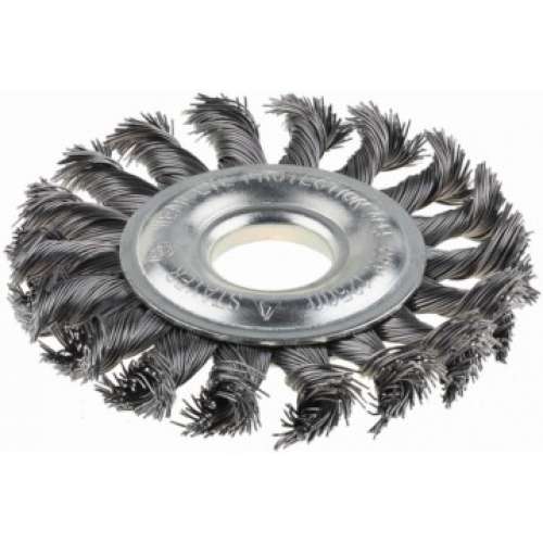 Щетка д/УШМ дисковая (пучки), 22мм 150мм // STAYER