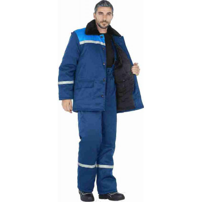 Костюм мужской утепленный синий с брюками Костюм мужской утепленный синий с брюками