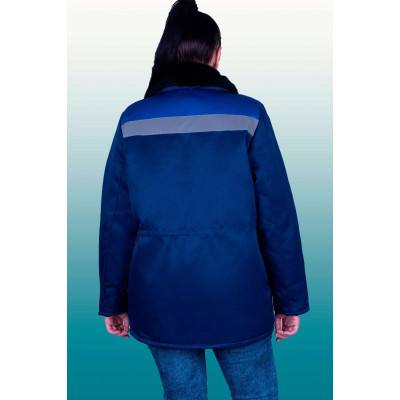 Куртка «Бригада» женская утепленная синяя Куртка «Бригада» женская утепленная синяя