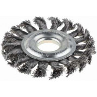 Щетка д/УШМ дисковая (пучки), 22мм 100мм // ЗУБР