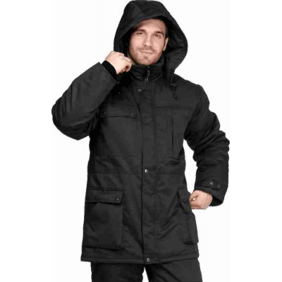 Куртка «Защита» мужская утепленная черная Куртка «Защита» мужская утепленная черная