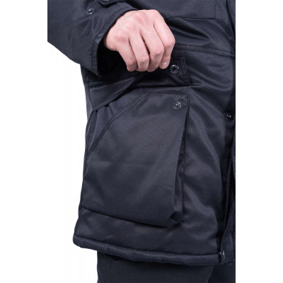 Куртка «Защита» мужская утепленная черная Куртка «Защита» мужская утепленная черная