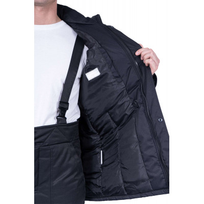 Куртка «Защита» мужская утепленная черная Куртка «Защита» мужская утепленная черная