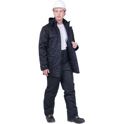 Куртка «Защита» мужская утепленная черная Куртка «Защита» мужская утепленная черная