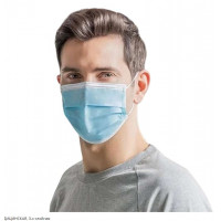 Маска 3-слойн. с носов. фикс