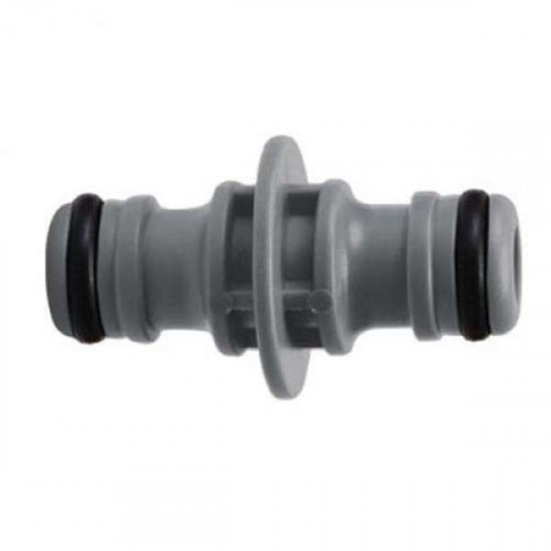 Адаптер д/сад.шланга пласт., штуцер - штуцер