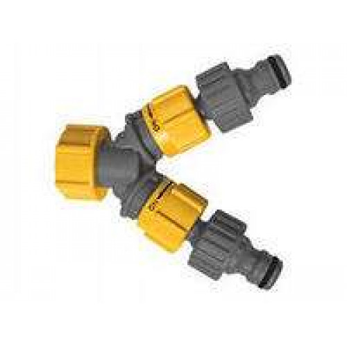 Разветвитель сад. пласт., на 2 линии