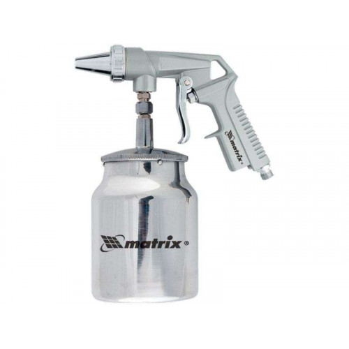 Пистолет пневм. пескостр. ниж. бачок // MATRIX
