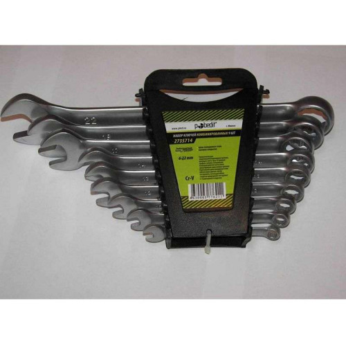 Ключ комбинир. набор 6шт. / сталь Cr-V, 0мм, 6-17мм // ПОБЕДИТ