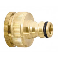 Адаптер д/сад.шланга латунь, штуцер - внутр. 3/4