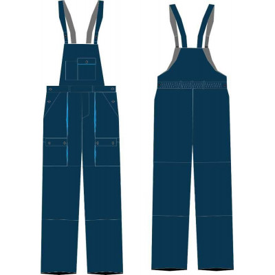 Полукомбинезон «Евро» мужской синий васильковый Полукомбинезон «Евро» мужской синий васильковый