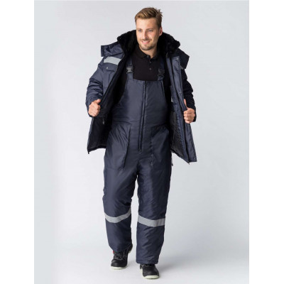 Костюм «Мастер» мужской утепленный синий с п/к Костюм «Мастер» мужской утепленный синий с п/к