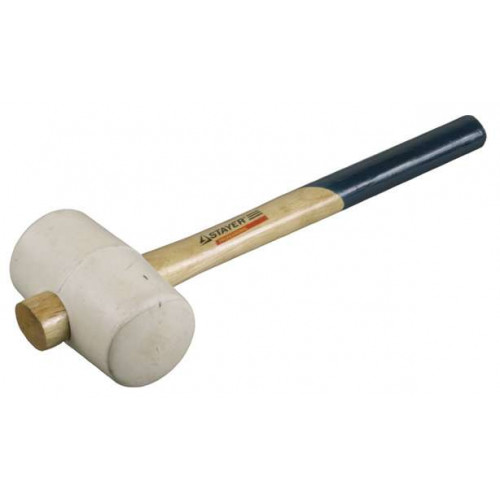 Киянка резинов. бел. с дер. руч., 900гр // ЗУБР