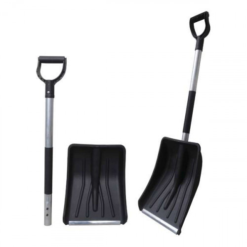 Лопата снеговая пласт с алюм.чер. АВТО-ВИТЯЗЬ 280*370