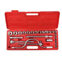 Набор инстр. торц. головок 1/2 / 19 предм. // STAYER