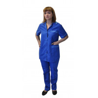 Костюм «Гамма-1» женский васильковый