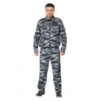 Костюм «Витязь» с брюками мужской к/ф серый