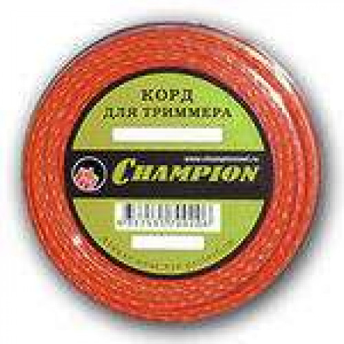 Кордовый шнур CHAMPION, 3.0мм/ 23м/ квадрат