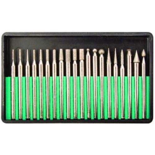 Шарошка алмаз. д. штифта 3 мм. / набор 20 шт. // FIT IT