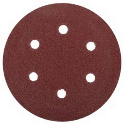 Круг абразивный д/липучки перф. / набор 5шт., 150мм / Р40