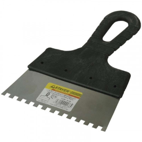 Шпатель зубч. 4*4мм / 150мм