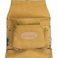 Подсумок д/инстр. нат. кожа, 8 карм., 2 скобы // STAYER