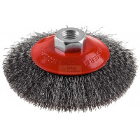 Щетка д/УШМ коническая (витая), гайка М14мм 100мм