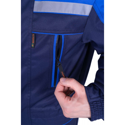 Костюм «Спец» мужской утепленный темно-синий с брюками Костюм «Спец» мужской утепленный темно-синий с брюками