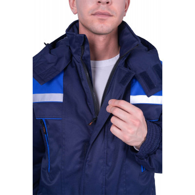 Костюм «Спец» мужской утепленный темно-синий с брюками Костюм «Спец» мужской утепленный темно-синий с брюками