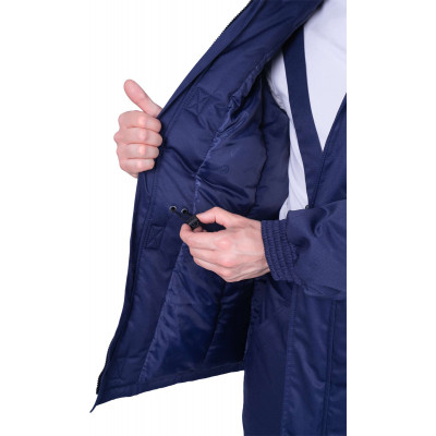 Костюм «Спец» мужской утепленный темно-синий с брюками Костюм «Спец» мужской утепленный темно-синий с брюками