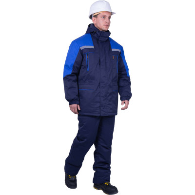 Костюм «Спец» мужской утепленный темно-синий с брюками Костюм «Спец» мужской утепленный темно-синий с брюками