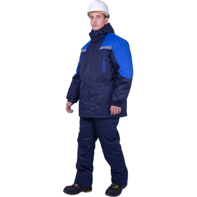 Костюм «Спец» мужской утепленный темно-синий с брюками Костюм «Спец» мужской утепленный темно-синий с брюками