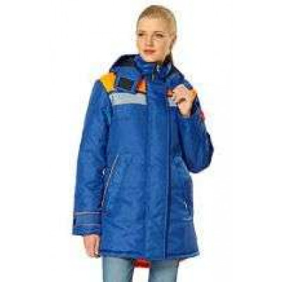 Куртка «Ангара» женская утепленная васильковая Куртка «Ангара» женская утепленная васильковая