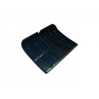 Лопата снеговая пласт б/чер. 370*370 с алюм. накл.