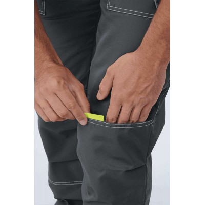 Полукомбинезон «Турбо-К» мужской серый лимонный Полукомбинезон «Турбо-К» мужской серый лимонный