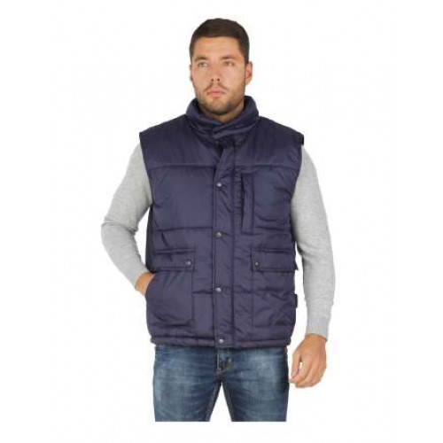 Жилет зимний «Софт» темно-синий