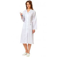 Халат «С рельефами» женский белый
