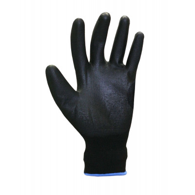 Перчатки НейпПол-Ч нейлоновые полиуретан резинка, част. покрытие, черные Перчатки НейпПол-Ч нейлоновые полиуретан резинка, част. покрытие, черные