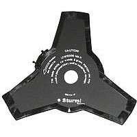 Нож д/триммера жест. тр., 4*255*25,4мм // HUTER с победитовыми наконеч