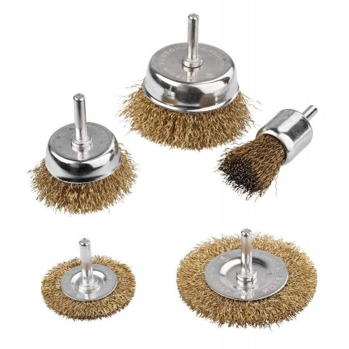 Щетка д/дрели дисковая и чашечная 50мм / 5 шт