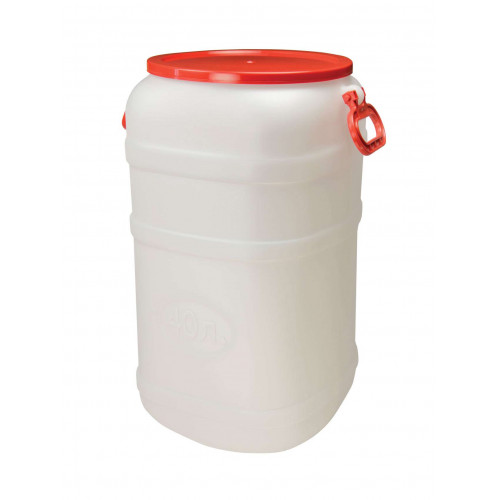 Канистра пищевая бочка с ручками пласт. 40л / с шир. горлом