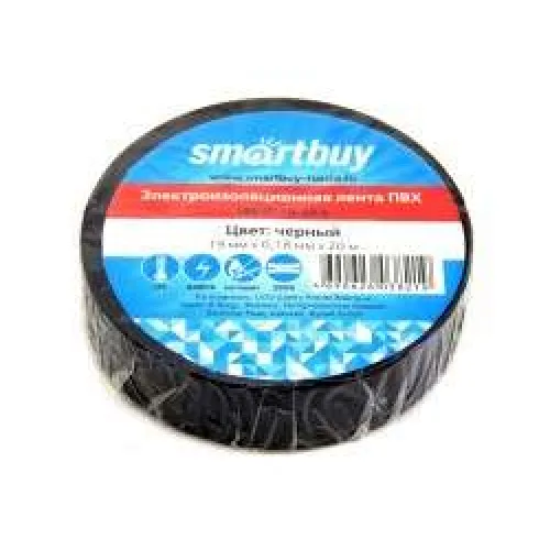 Изолента 19мм*20м, черн. // Smartbuy