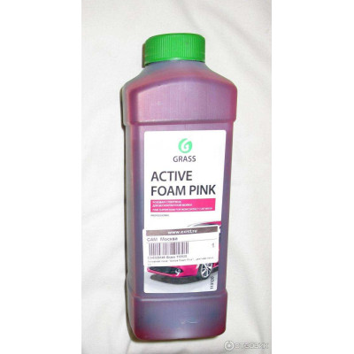 Моющее ср-во д/авто 1л // Grass Active Foam Pink Моющее ср-во д/авто 1л // Grass Active Foam Pink